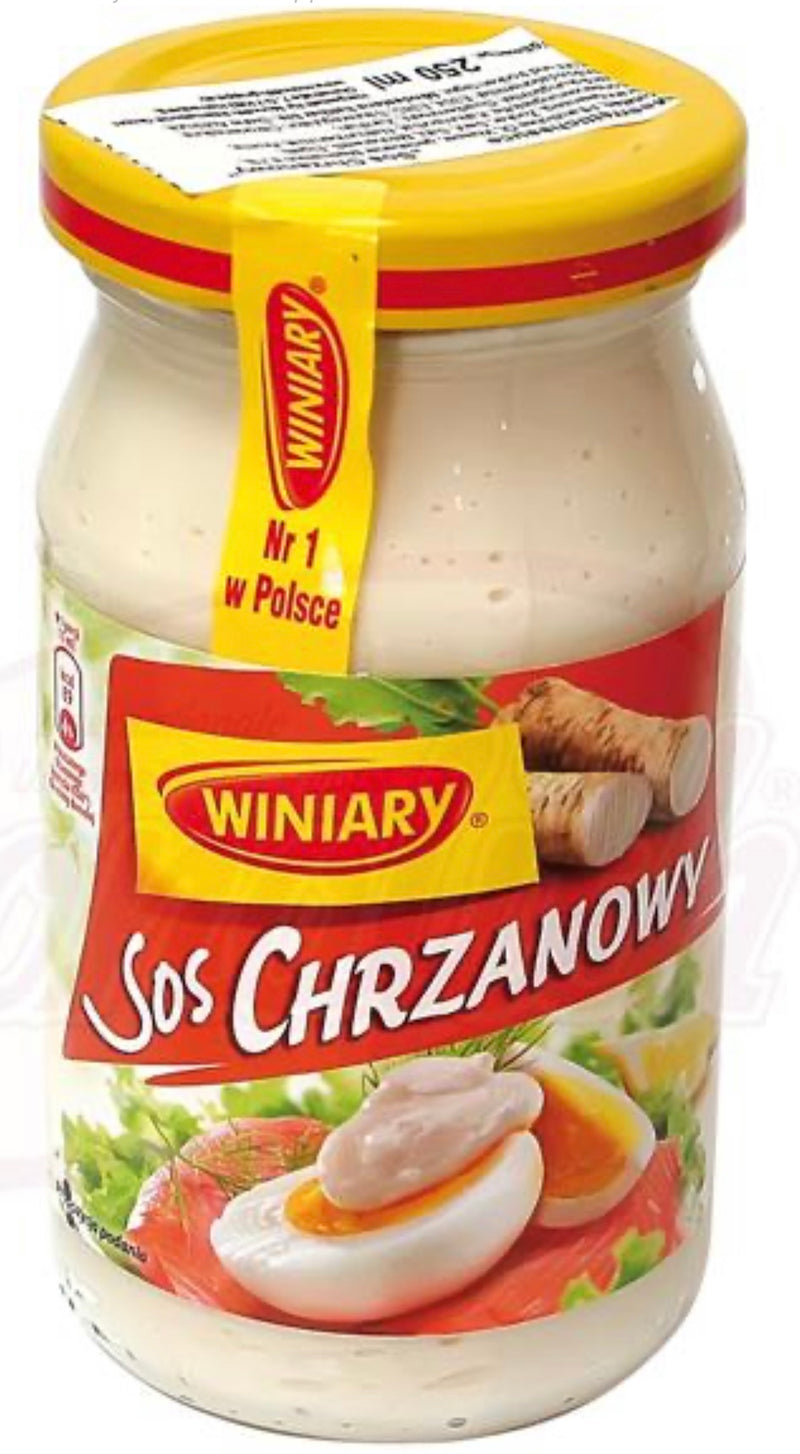 NEW! Horseradish Sauce "Sos Chrzanowy" Winiary 250ml