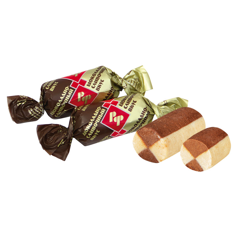 Confectionery with peanuts and waffle crumbs, with cocoa cream flavor "Rot Front", 200g