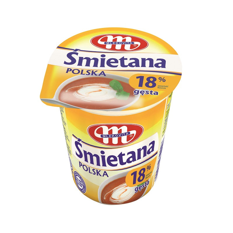 NEW! Sour cream “Smietana Polska”, 18%, 400g