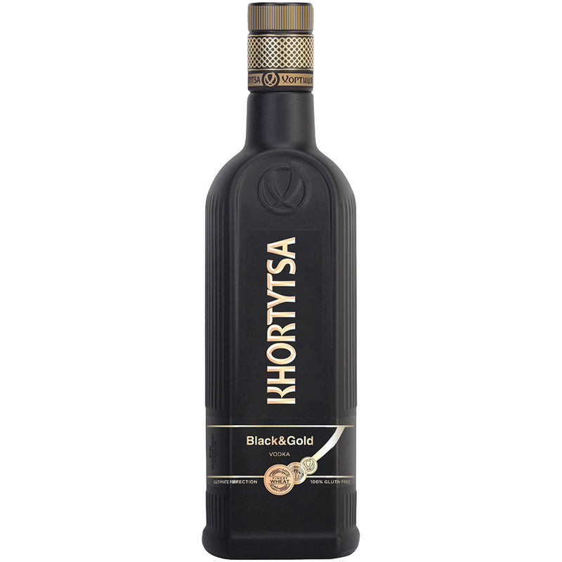 NEW! Vodka "Khortytsa Black & Gold" 40%, 1L