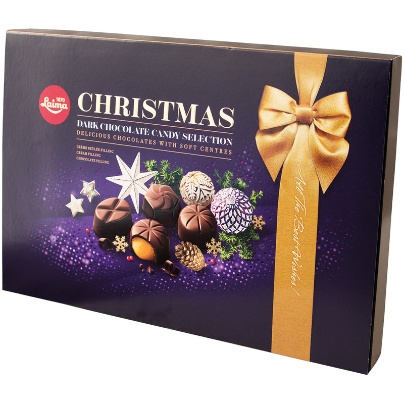 NEW! Christmas gift "Dark chocolate selection Laima", 186g