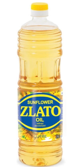 NEW! Refined Sunflower oil ‘ZLATO’ 1l