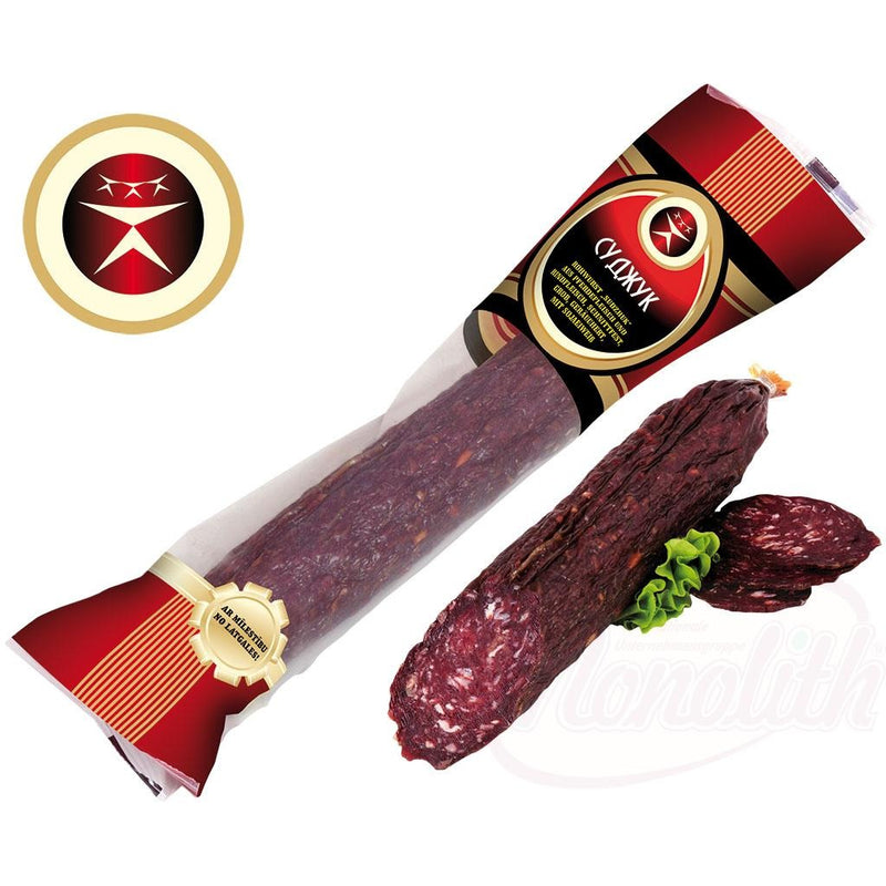 Raw sausage "Sudzhuk", smoked, 220g