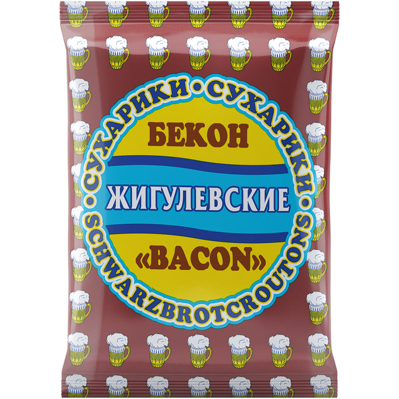 Crackers "Zhigulyovskie" with bacon, 50g