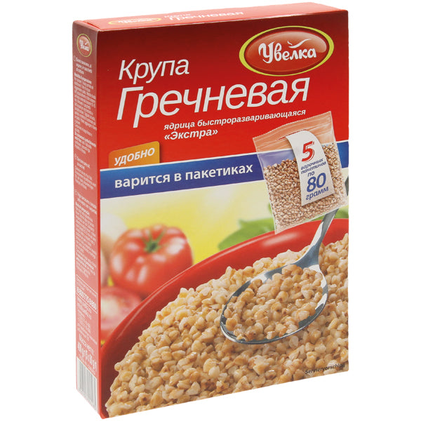 Buckwheat "Uvelka" in bags, 400g