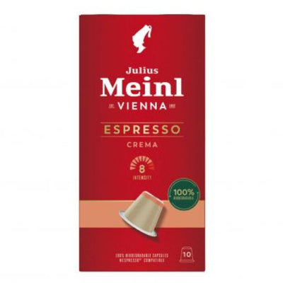 Julius Meinl Espresso Crema, 10 capsules (biodegradable)