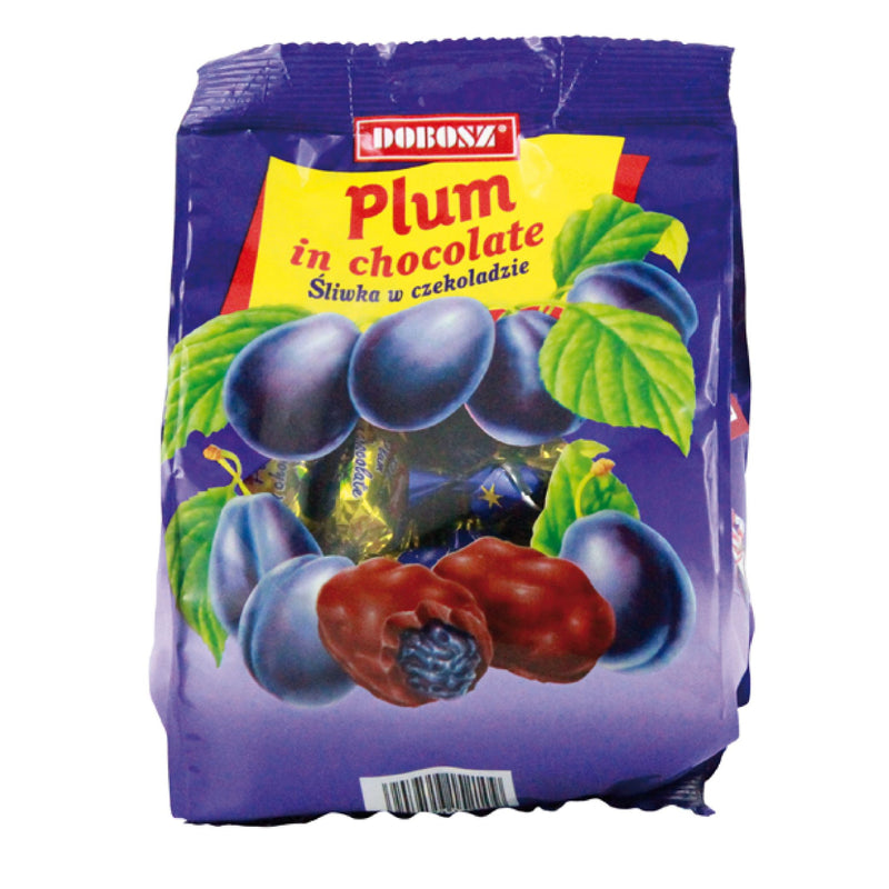 Plums in chocolate, 300g