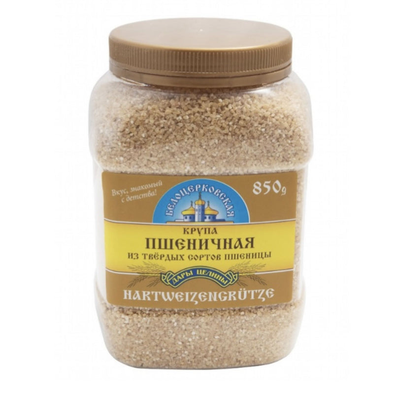 Durum wheat groats in can, 850g