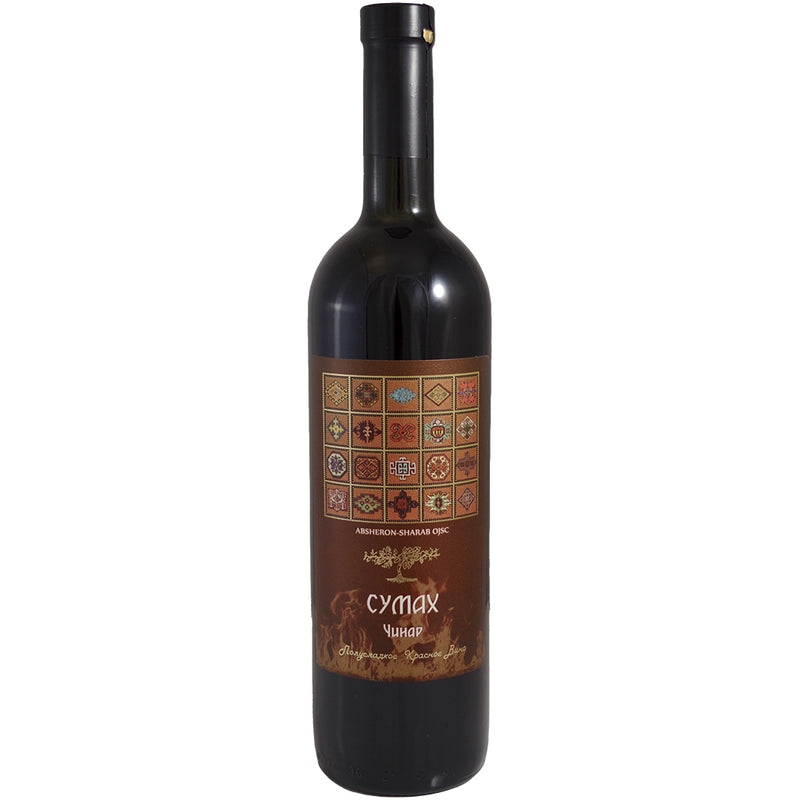 "Sumakh Chinar", semi sweet red wine from Azerbaijan, 13%, 0.75L